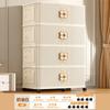 Caja de Almacenamiento de Gran Capacidad para la Ropa de Todos, Colcha, Cesta de Almacenamiento, Juguetes, Bocadillos, Libros, Gabinete de Almacenamiento Plegable de Plástico