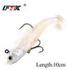 Señuelo de Pesca Ftk Recubierto de Plomo 10cm 21.5g Señuelo Blando Lanzamiento a Larga Distancia Señuelo de Cola en T Venta al por Mayor Transfronteriza