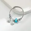 Acessórios Heming Pulseira de Aço Inoxidável Panjia Dora Concha de Liga Fofa Acessórios com Pingente de Madrepérola Pulseira Ajustável