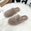 Estilo 2026, pantuflas cálidas y esponjosas, adecuadas tanto para hombres como para mujeres, hechas de algodón, para usar en interiores y exteriores, con suela plana, fáciles de poner y quitar, nuevo estilo otoño/invierno