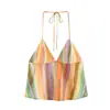 Ropa europea y americana para mujer transfronteriza, popular en AliExpress, tops casuales de moda con estampado de rayas, pantalones casuales, conjuntos de vestido