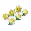 Flores Artificiales de Comercio Exterior Rosa de Seda Cabeza de Flor Artificial Accesorios de Decoración DIY para el Hogar Navidad Año Nuevo Boda