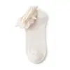 Calcetines para Bebé Verano Estilo Delgado Recién Nacidos Niñas Bebés Princesa Primavera y Otoño Algodón Peinado Calcetines de Encaje para Bebé