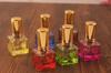 Frasco spray quadrado de vidro 8ml capa anodizada estojo cosméticos perfume sub-frascado frasco vazio LOGOTIPO