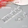 Base para Prática de Unhas, Suporte de Unha Acrílico Transparente Não Magnético, Suporte de Exibição para Unhas Cat-Eye