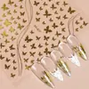 Redanco nuevos stickers para uñas serie mariposas explosiones 3D adhesivos para uñas al por mayor DH-677