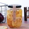 Garrafa redonda de armazenamento de picles de mel, molho de pimenta, lata de vidro transparente, jarra de armazenamento selada, várias especificações, garrafa de vidro