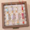 Colgante para Teléfono Brocado de Canción Bambú de la Fortuna - Símbolo de progreso continuo, adorno colgante portátil, producto cultural y creativo para lugares escénicos y tiendas de Hanfu, accesorio estilo chino al por mayor