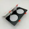 Lámpara LED empotrable cuadrada de fábrica, lámpara de doble rejilla para sala de estar, pasillo, pasillo, lámpara de cubo rectangular ultradelgada