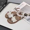 Tamanho 23-27 Sandálias de Verão para Meninas Sapatos de Princesa para Crianças Sapatos de Bebê para Meninas Pequenas 5841