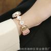 Adecuado para Xiaomi Mi Band 8/9Pro Correa de Reloj Llena de Diamantes y Piedra Brillante Cuero Redmi Watch4/5 Correa de Reloj de Moda