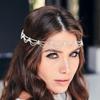 Explosões transfronteiriças Acessórios de cabelo personalizados ondulados multicamadas Corrente de cabelo Gótico Europeu e Americano strass Faixa de cabelo Corrente de cabelo