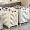 Nova Cesta Dobrável para Roupas Sujas Doméstica Banheiro Grande Capacidade Cesta de Armazenamento Removível Quarto Alto Valor de Cor Cesta para Roupas Sujas
