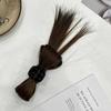 Pegador de Peruca Meio Preso Penas de Galinha Femininas Peteca Presilha de Cabelo para Mostrar Volume de Cabelo Artefato Sexy Elegante Presilha Acessório de Cabeça Grampo de Cabelo