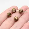 8.2X8.2X8Mm 1.3g Multicolores Aleación de Ropa Accesorios Cuentas Pequeñas Agujero Cuentas Espaciadoras Cuentas Calabaza