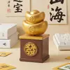 Nuevo Adorno Giratorio de Resina Atrae Fortuna Estilo Chino Árbol del Dinero Linda Decoración de Escritorio de Oficina Regalo