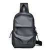 2026 Nueva Bolsa de Pecho para Hombre de Gran Capacidad Bolso Cruzado Casual de un Solo Hombro Mochila de Pecho Elegante para Viajes Bolso Cruzado para Hombre