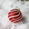 Colgante Decoración Árbol de Navidad Bola Colorida Bola de Espuma Bola con Polvo Pegajoso Bola de Navidad de 8 cm Colgante Decoración Navideña Personalización