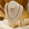 Conjunto de Collar con Perlas y Cuentas de Nueva Moda Transfronterizo Europeo y Americano Retro Elegante Accesorios de Fiesta de Gama Alta para Mujeres