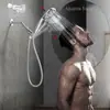 Ducha de Comercio Exterior Transfronteriza con Seis Funciones, Cabezal de Ducha Presurizado Estilo Americano, Ducha de Mano Electroplateada para el Hogar Venta al por Mayor