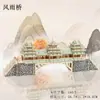 Puzzle de Madera 3D de Gran Venta Modelo de Edificio Antiguo Juguete Educativo de Ensamblaje Manual Adorno para Puestos Callejeros