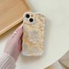 Funda para Teléfono Móvil Iphone18Promax Pintura al Óleo Flor Luz Azul Apple 17 Estilo Coreano 16 Modelo para Mujer 15 Funda para Teléfono Móvil Anticaídas