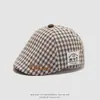 Gorra de Béisbol de Moda para Exteriores para Niño de 1 Año, Sombrero de Sol a Cuadros Estilo Coreano para Niña