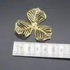 DIY Flor de Hierro de Cinco Pétalos, Tres Pétalos Huecos, Ajustable, Multi-Pétalo, Accesorios para Pétalos, Materiales para Corona de Fénix Xiuhe Hecha a Mano
