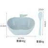Talheres de palha de trigo transfronteiriços domésticos tigela para suplemento alimentar de bebê tigela infantil tigela de plástico de frutas criativa atacado