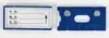Hao Tian Yonggu Material Magnético Almacén de Tarjetas Etiqueta Placa de Identificación Estante Señal de Identificación Etiqueta de Papel Insertable Azul Rojo Blanco