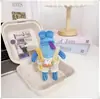Colgantes de peces geniales, peces flácidos, peces que yacen planos de los residentes de Fondo de Bikini, accesorios para llaveros, overoles, Año Nuevo