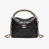 Bolso de Mano Acolchado con Cadena Estilo Tweed de Gama Alta de Nicho para Mujer 2026 Nuevo Bolso de Hombro Cruzado Versátil
