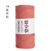 Fio de Algodão Oco 2mm DIY Bolsa de Crochê Bolsa Tecida à Mão Chapéu Fio de Pérola de Fio Redondo Lã