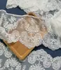 Accesorios Hechos a Mano DIY Estilo Japonés Malla Poliéster Bordado Cortina Ropa Bordado Encaje Borde Decorativo Ancho 13.5cm