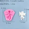 Molde de Silicone de Anjo Fondant Chocolate Decoração de Bolo Ferramentas de Confeitaria Cozinha Castelo Pilar Vaso de Flores Molde de Argila
