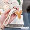 26 Letras Inglesas Llavero de Cuero para Coche Iniciales Exquisito Gama Alta Pareja Colgante para Mochila Escolar Regalo Venta al por Mayor
