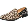 Zapatos Casuales de Cuero de Moda para Hombre, Mocasines Transpirables de Moda Juvenil, Mocasines Versátiles de Suela Blanda Estilo Británico para Hombre