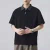 Ropa para Hombre Xintang 2026 Verano Nueva Camisa Polo para Hombre con Cuello de Solapa, Manga Corta, Ligera, Marca de Moda, Camisa Polo de Manga Tres Cuartos