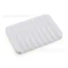 Amazon soporte de jabón de silicona caja de jabón plato caja de jabón bandeja para jabón escurridor estante de almacenamiento de jabón soporte con alfombrilla antideslizante