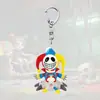 Araña Digital Mágica Payaso Chica de Cabello Morado Peluche Prototipo Amapola Llavero Acrílico Colgante