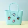 Monedero de silicona con forma de cueva cuadrada para niños, bolso cruzado para caminar, divertido y bonito bolso de silicona para cambio.