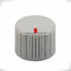 Tapa de Perilla de Plástico Rayada Antideslizante Tapa Cubierta Tapa de Perilla de Potenciómetro Tapa de Perilla de Volumen de Amplificador