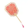 Brocado de Canción Abanico de Perlas Paquete de Materiales Hechos a Mano DIY Regalo del Día del Maestro Estilo Antiguo Abanico Redondo Evento de Calentamiento para Team Building Venta al por Mayor