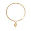 Accesorios transfronterizos europeos y americanos de moda con cadena de clavícula sencilla, estilo frío, adorno para el cuello, hebilla de perla, collar elegante para mujer