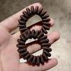 Banda para el cabello de línea telefónica de tela, Corea del Sur, cuerda gruesa para la cabeza, anillo pequeño, lazo fino, coleta, cuerda para el cabello, lazo para el cabello, banda de goma para adultos, tocado