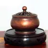 Quemador de Incienso Pequeño Boxi Quemador de Incienso Todo de Cobre Pequeño Quemador de Incienso de Estilo Europeo Incienso en Espiral Incienso Incienso de Madera de Agar para Uso Doméstico