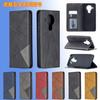 Funda magnética de cuero oscura en forma de diamante para NOKIA 1.4, tapa abatible para NOKIA C1 PLUS, funda protectora todo incluido con soporte de 5.4