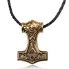 Collar Colgante de Hacha Vikinga Nórdica Retro Transfronterizo Colgante de Metal Punk Hip Hop Joyería al por Mayor