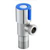 Aço Inoxidável 304 Espessado Torneira de 4 Pontos para Água Quente e Fria, Válvula de Entrada para Aquecedor de Água de Banheiro, Válvula de Parada de Água para Banheiro