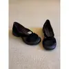 Sandalias Romanas de Cuero Genuino de Oveja Estilo Simple Retro de Suela Gruesa para Verano Sandalias Versátiles de Punta Abierta para Mujer